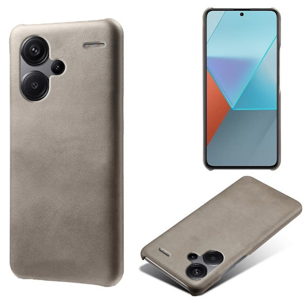 Prestige Xiaomi Redmi Note 13 Pro Plus kotelot - Hopea/Harmaa Silver grey