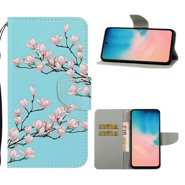 Wonderland Samsung Galaxy Note 20 Ultra Flip Etui - Blomst Grene Multicolor