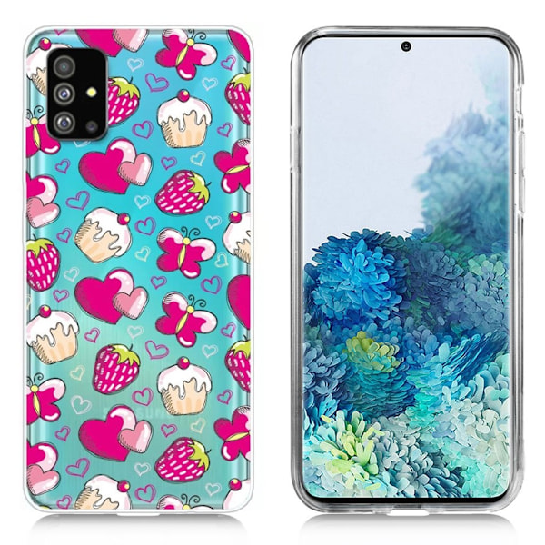 Deco Samsung Galaxy S20 Plus skal - Hjärta Rosa