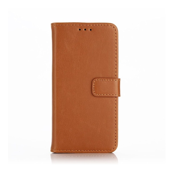 Samsung Galaxy A3 (2017) Retro Hullu Hevonen Nahkakotelo Standillä - Ruskea Brown
