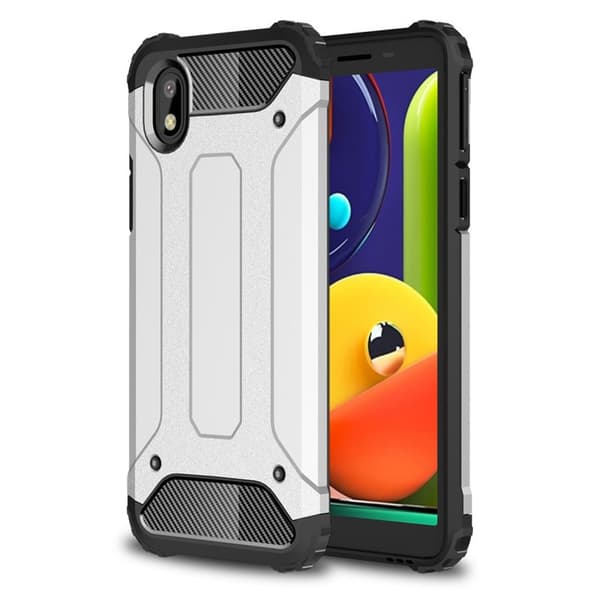 Armour Guard Samsung Galaxy A01 Core skal - Silver/Grå Silvergrå