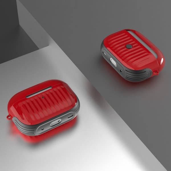 Airpods Pro 2 kuffertlignende etui - Rød Red