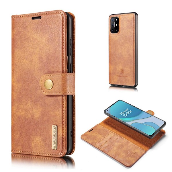 DG.Ming OnePlus 8T 2-in-1 Lommebok Etui - Brun Brown