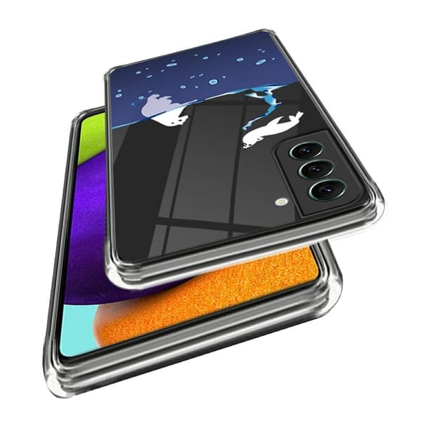 Deco Samsung Galaxy S24 kotelot - Kissa Ja Hiiri Blue