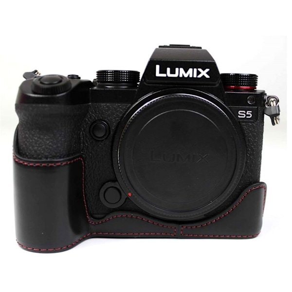Panasonic Lumix S5 læderetui - Sort Black