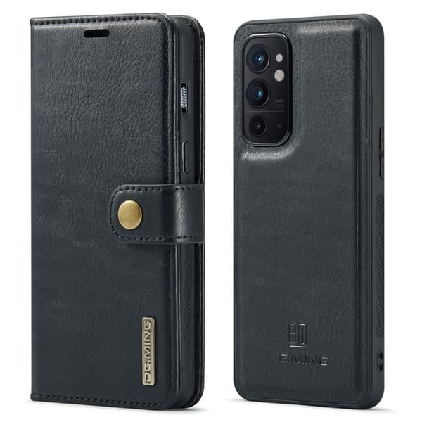 DG.Ming OnePlus 9RT 5G 2-in-1 Lommebok Etui - Svart Black