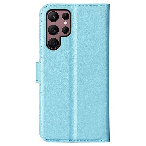 Classic Samsung Galaxy S23 Ultra Flippetui - Blå Blue