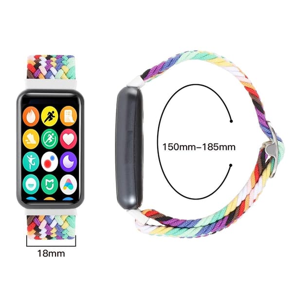 Xiaomi Smart Band 8 Pro Nylon Klockarmband Justerbart Vävt Armband - Denim multifärg