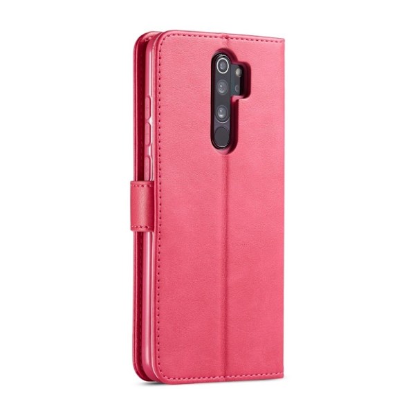 LC.Imeeke läder Xiaomi Redmi 9 fodral - Röd Röd