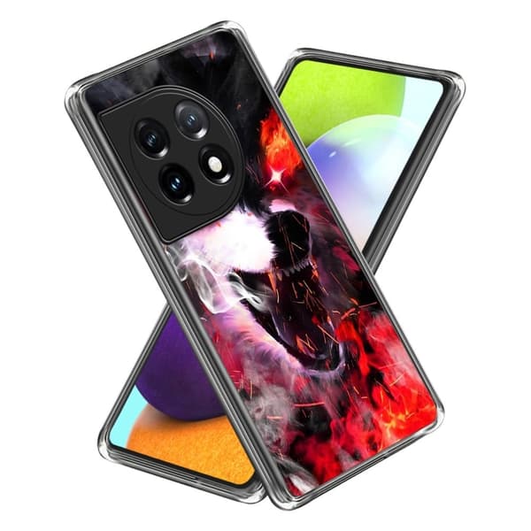 Deco OnePlus Ace 3 / OnePlus 12R deksel - Voldsom Ulv Orange