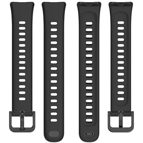 Huawei band 8 / 8 NFC / 9 / 9 NFC Glossy Silicone Watch Strap Replacement Watchband - Teal Blue Blå