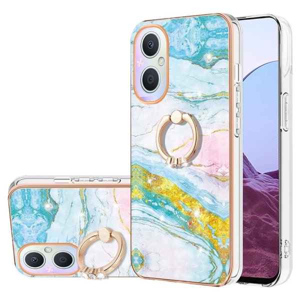 Marble Patterned Suojakuori With Ring Holder For OnePlus Nord N2 Multicolor