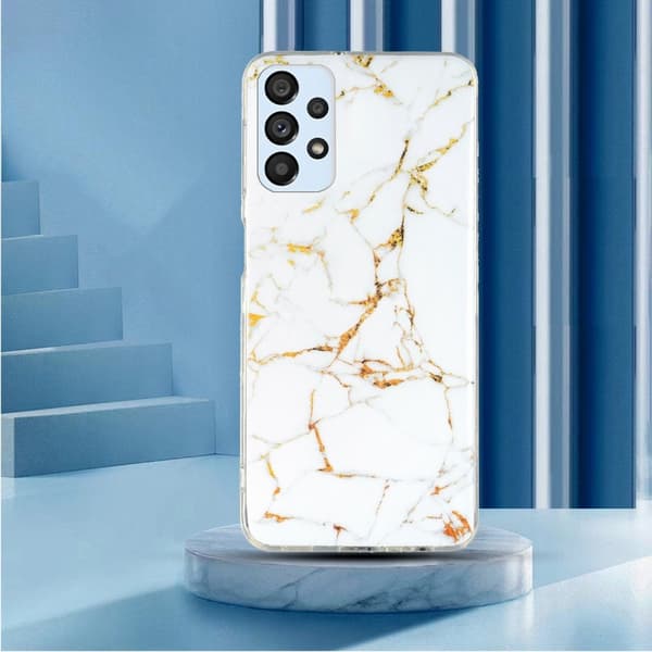 Marble Samsung Galaxy A52s 5G / A52 5g / A52 Etui - Hvit White