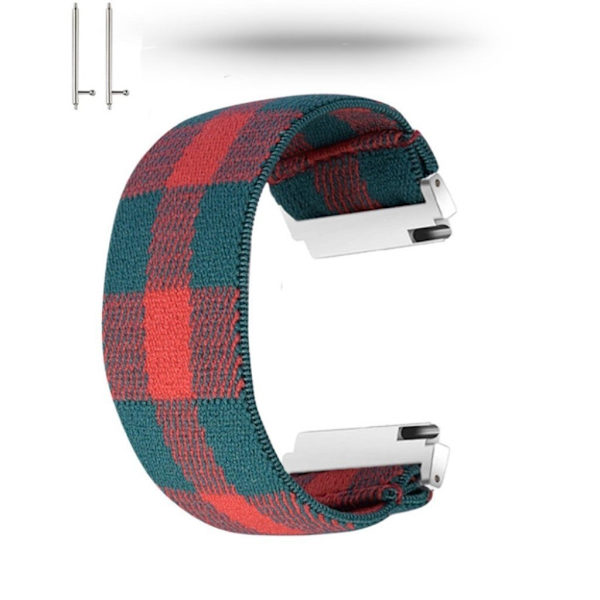 Farverig nylon-urrem til Huawei-ur - Grøn / Rød Multicolor