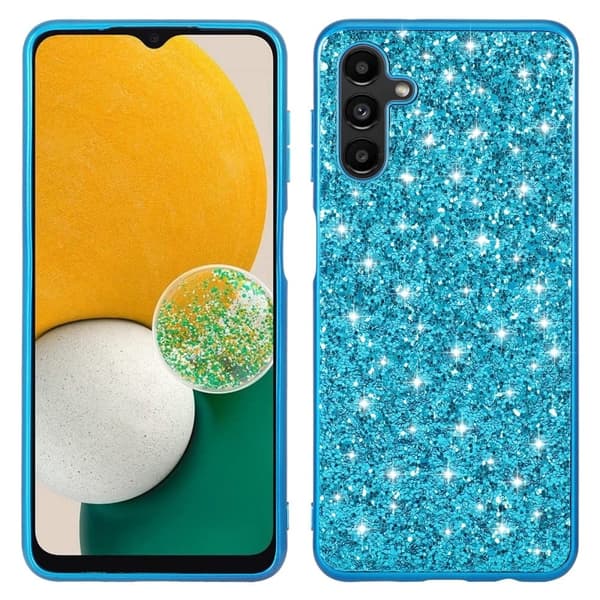 Glitter Samsung Galaxy A55 skal - Blå Blå