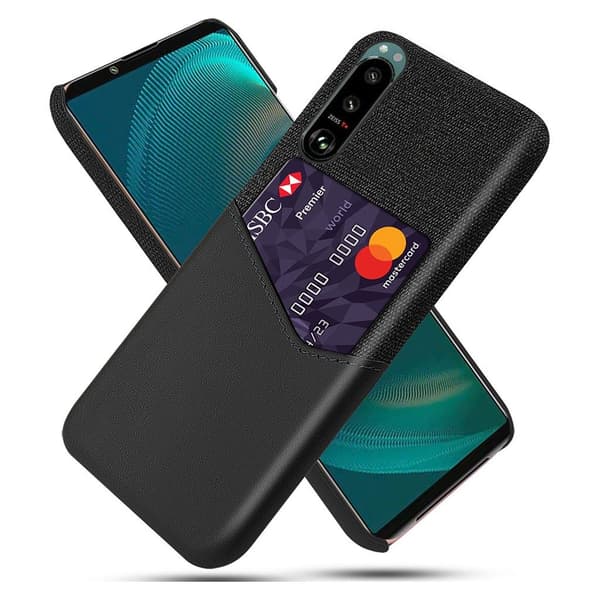 Bofink Sony Xperia 5 III Card Deksel - Svart Black