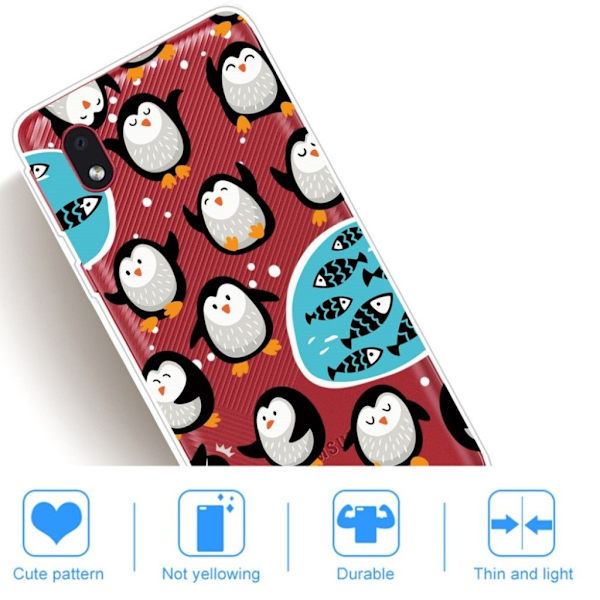 Deco Samsung Galaxy A01 Core kotelot - Pieni Pingviini White