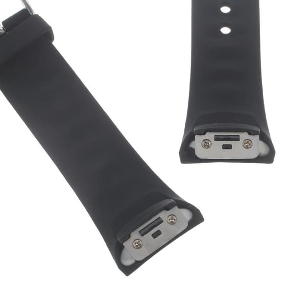Silikonerem til Samsung Gear Fit 2 - Sort Black