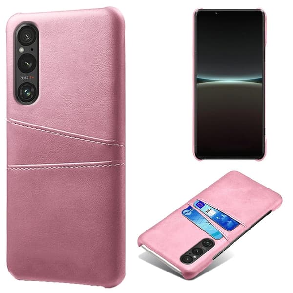 Dual Card Etui Sony Xperia 1 V - Rose Gull Pink