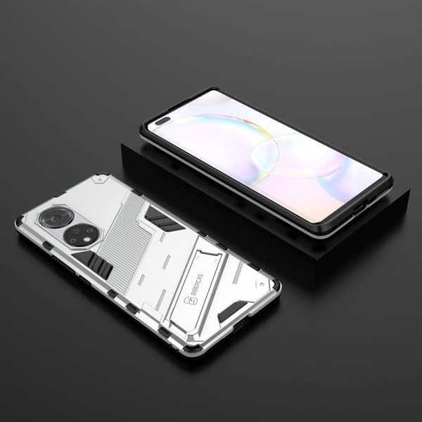 Stødsikker Hybrid Cover med A Moderne Touch til Huawei Nova 9 Pro / Honor 50 Pro - Hvid White