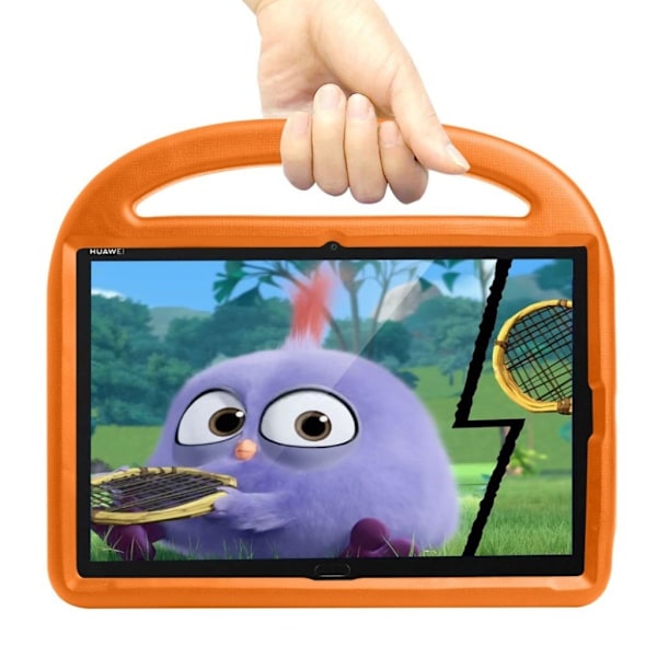 Huawei MediaPad M5 10 / M6 10.8 stødsikkert etui i sparrow-stil - Orange Orange