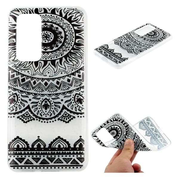 Deco Huawei P40 Pro etui - unikt mønster Black
