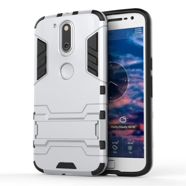 Freydis Motorola Moto G4/G4 Plus Skal - Silver Silvergrå