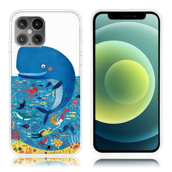 Deco iPhone 12 Mini Etui - Hval Blue