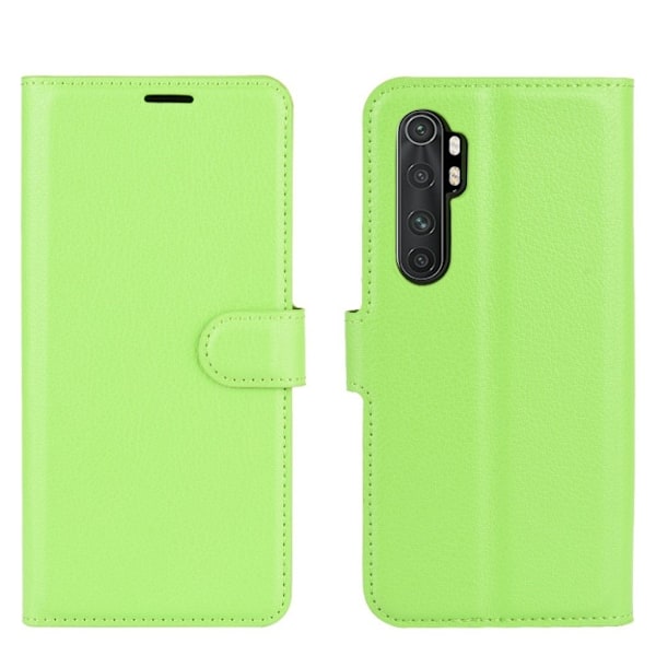 Classic Xiaomi Mi Note 10 Lite flip etui - Grønn Green