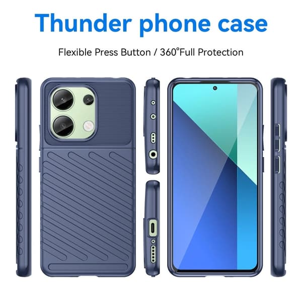 Thunder Xiaomi Redmi Note 13 4G deksel - Blå Blue