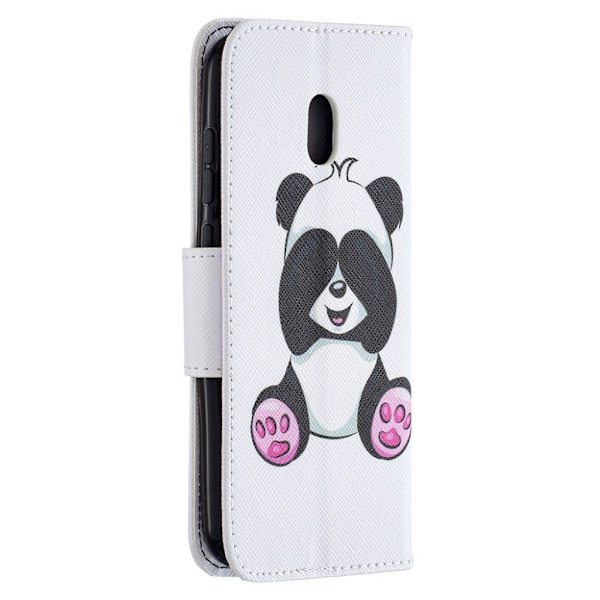 Wonderland Nokia C1 Plus Flip Etui - Panda White