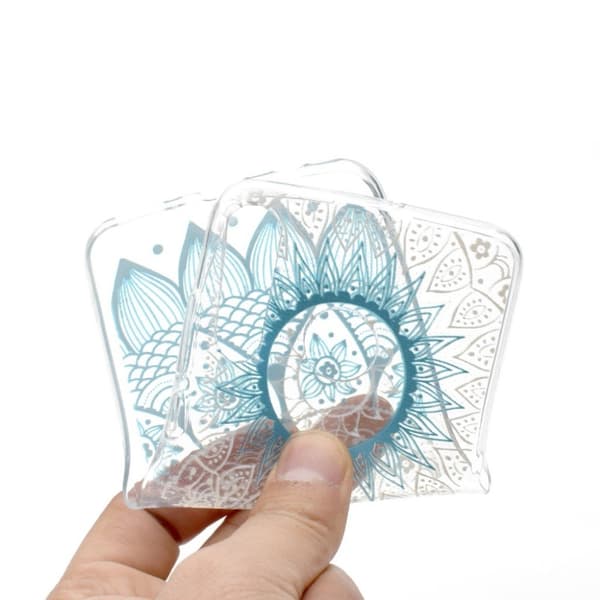 Deco Samsung Galaxy A70e deksel - Blå mandala Blue