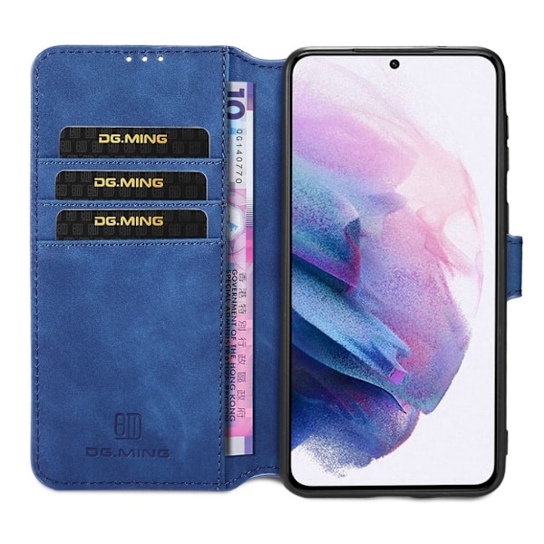DG.Ming Samsung Galaxy S21 Retro kotelo - sininen Blue