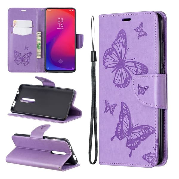 Butterfly Xiaomi Redmi K20 Pro veske - Lilla Purple