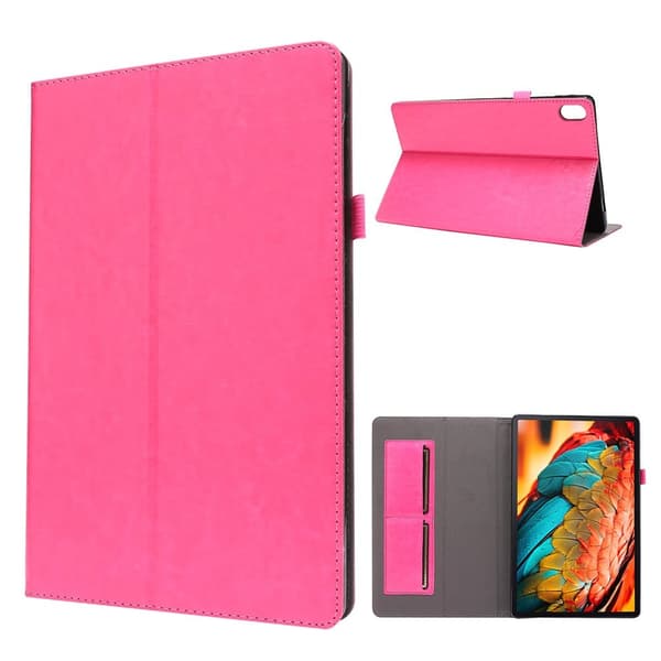 Lenovo Tab P11 läderfodral med två flikar - Ros Rosa