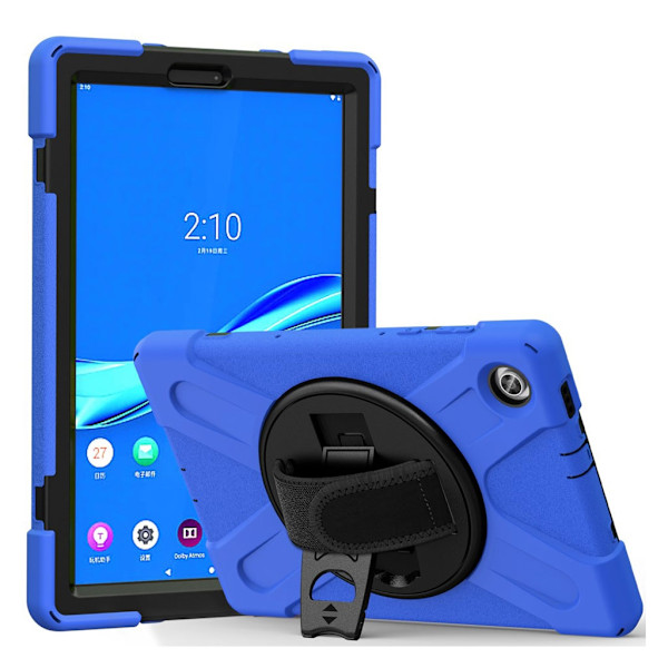 Lenovo Tab M10 FHD Plus 360 vridbart silikonfodral - Blå Blå