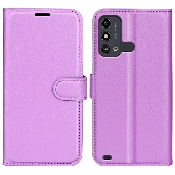 Classic ZTE Blade A53 Läppäkotelo - Violetti Purple