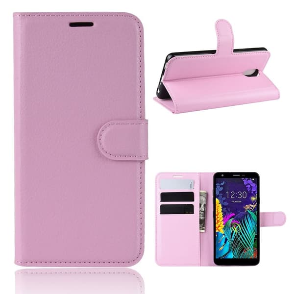 Classic LG K30 (2019) flip etui - Light Pink Pink