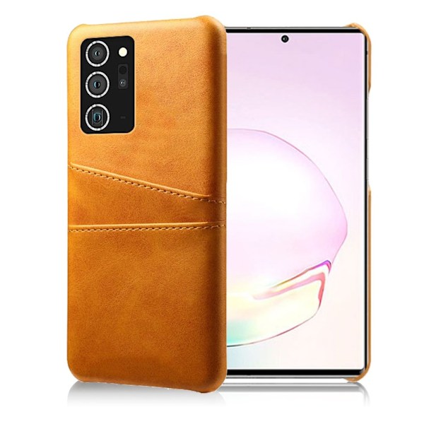 Dual Card Etui Samsung Galaxy Note 20 - Orange Orange
