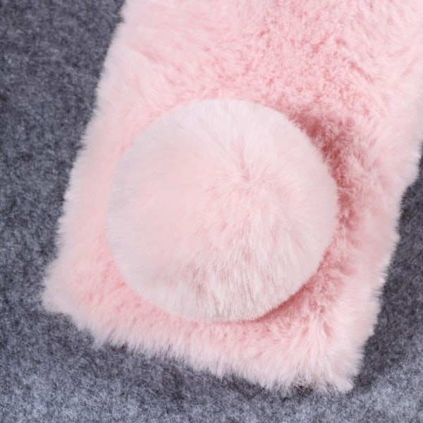 Fluffy Rabbit Huawei P30 Pro skal - Rosa Rosa