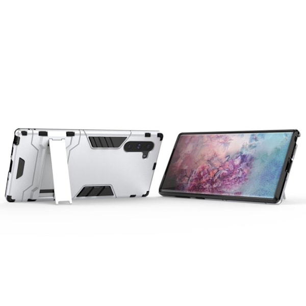 Cool Guard Samsung Galaxy Note 10 skal - Silver/Grå Silvergrå