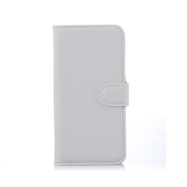 Lönnrot Samsung Galaxy S6 Læder Etui Med Kort Holder - Hvid White