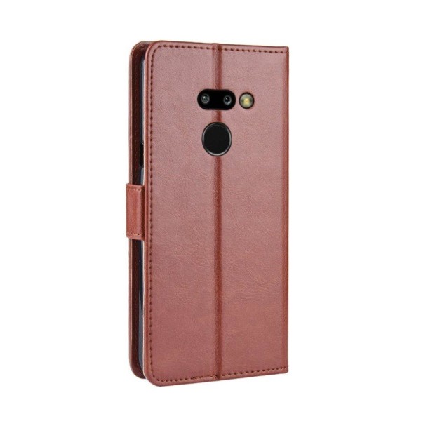 Crazy Horse LG G8 ThinQ leather case - Brown Brun