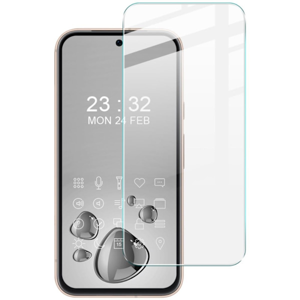 IMAK H karkaistu lasinen näytönsuoja Google Pixel 8A Transparent