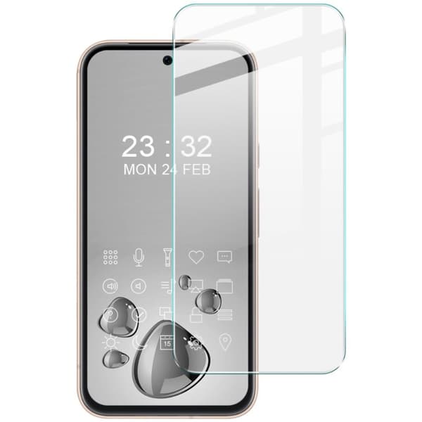 IMAK H skjermbeskytter i herdet glass for Google Pixel 8A Transparent