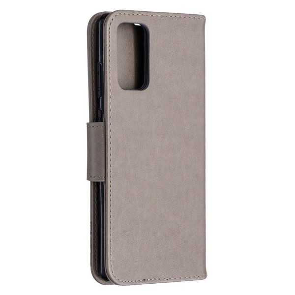 Butterfly Samsung Galaxy Note 20 flip case - Grey Silver grey