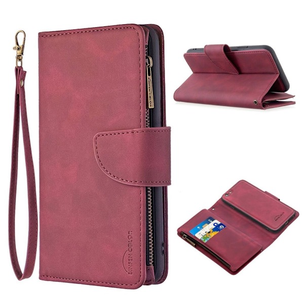 Premium Wallet 6S etui - Rød Red