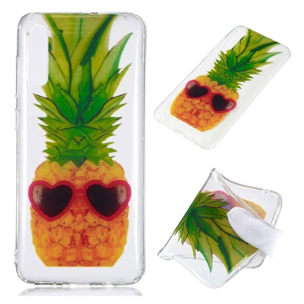 Samsung Galaxy A70 mønster case - Ananas Multicolor