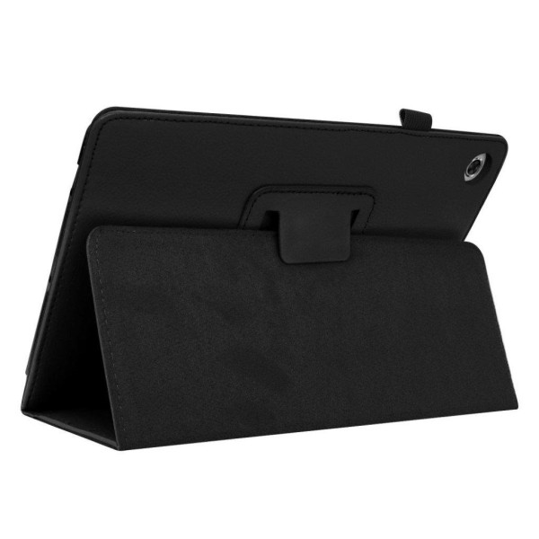 Lenovo Tab M10 FHD Plus Litchi Læder Etui - Sort Black