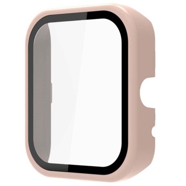 Maimo Watch cover with tempered glass screen protector - Pink Rosa